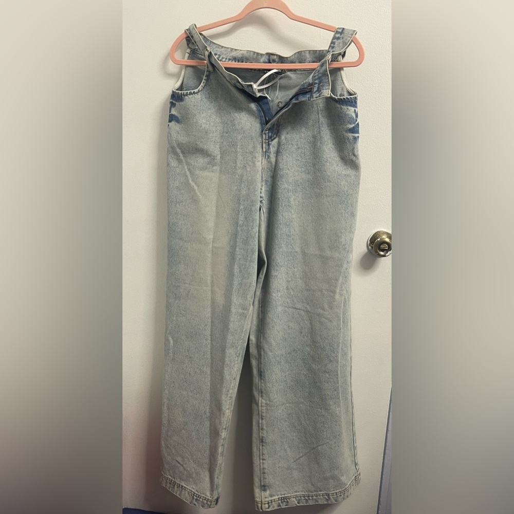 SKY REVEL WIDE-LEG DENIM